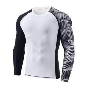 Custom Made Unisex Rashguard Sublimation UV Protection High Performance <b>Compression</b> Polyester Anti Rash Wholesale OEM Wholesale - Product Image 4