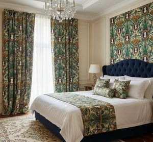 Africa Kingdom Dense Floral <b>Curtain</b> Panel 70% Light Blocking Elegant Window Drapes Premium Decorative Fabric <b>for</b> Living Room - Product Image 1