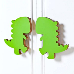 Poignées de tiroir en bois d'acacia décoratives en gros pour enfants, poignées de commode Dino pour chambre d'enfant, poignées de porte pour enfants - Product Image 4