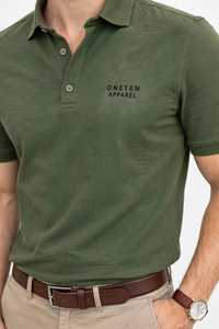 Camisas de Golf Verdes Sólidas para Hombre de Oneten Apparel, Camisa Casual de Manga Corta, 100% Poliéster, Secado Rápido, con Botones - Product Image 6