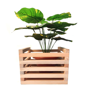 Macetas de Madera con Tamaños Personalizados, Ecológicas, para Jardín y Hogar, Acabado Natural, para Flores y Plantas Verdes - Product Image 5
