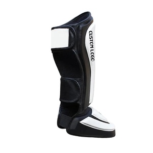 Professional Customized Wholesale Logo Taekwondo Kickboxing Boxing PU Eva Foam MMA <b>Muay</b> <b>Thai</b> <b>Shin</b> <b>Guards</b> - Product Image 5