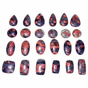 Piedras Preciosas Sueltas de Obsidiana Mexicana Natural de Primera Calidad, Mezcla de Formas de Cabujón, para Joyería - Product Image 5