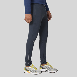Pantalon de survêtement sport bleu quatre directions avec bande latérale, logo personnalisable, impression HD, délavage coloré, 100 % polyester, séchage rapide, tailles homme M/L/XL - Product Image 4