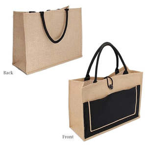 Bolsa de Compras de Yute de Alta Resistencia con Costuras Reforzadas para Suministro a Granel - Product Image 6