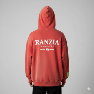 Sweat à capuche zippé pour homme, 100% coton, broderie et impression effet vieilli, fabrication directe d'usine Ranzia Industry, veste d'hiver pour homme. - Product Image 6