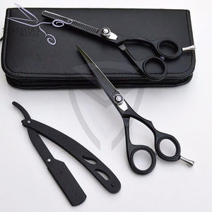 Tijeras de Práctica Profesionales para Estudiantes de Barbería, Empaque Personalizado, Acero Inoxidable de Grado Quirúrgico, Hoja Afilada para Cabello - Product Image 1