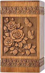 Wooden Urn <b>Box</b> <b>For</b> Human <b>Ashes</b> Funeral Cremation Urns <b>For</b> Male and Female High Quality Urns - Product Image 6