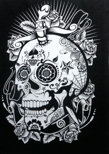 Petites tentures murales modernes en coton faites à la main, nappes, décorations de porte, plusieurs couleurs, par des consignataires indiens - Product Image 5