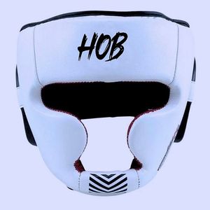 Protector de Cabeza de Cuero PU Blanco y Negro con Cobertura Facial y Cierre de Gancho y Bucle, Unisex para Adultos - Product Image 3