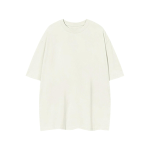 T-shirt en coton blanc uni grande taille pour homme, personnalisable, haute qualité, vente en gros - Product Image 4