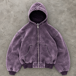 Private Label <b>Zip</b> <b>Up</b> Sweatshirt Full <b>Zip</b> <b>Fleece</b> Low MOQ Manufacturer for Fashion Retailers USA Wholesale - Product Image 6
