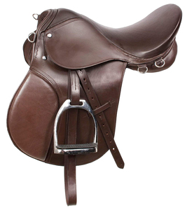 Silla de Montar Inglesa Clásica de Cuero Premium, Ligera, Cómoda y de Construcción Duradera - Product Image 3
