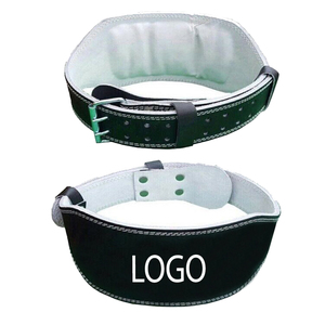 Customized High Quality Heavy Duty Strong Adjustable Leather Weightlifting <b>Belt</b> Buckle Closure Non-Slip for Gym Fitness Workout - Product Image 3