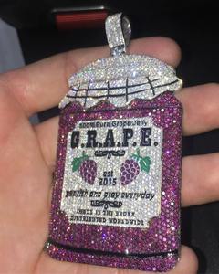 จี้รูปตัวอักษรคลาสสิกประดับเพชรทรงกลม 3.30 กะรัต ทำจากเงินสเตอร์ลิงชุบทอง 14K สองสี เหมาะสำหรับงานปาร์ตี้ ใช้ได้ทั้งผู้หญิงและผู้ชาย - Product Image 2