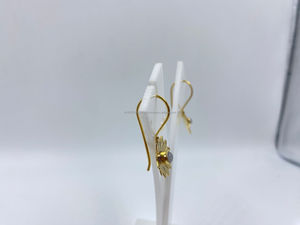 Timeless Religious Classic Style Gold-Plated Charm <b>Earrings</b> Elegant Wedding Party Gift for <b>Women</b> with Turquoise Main - Product Image 2