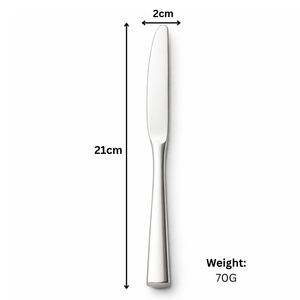 Juego de Cubiertos Modernos de Acero Inoxidable 18/10, Cubertería para Restaurante que Incluye Cucharas, Tenedores y Cuchillos a Bajo Precio para Fiestas y Hogar - Product Image 2