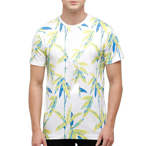 เสื้อยืดผู้ชายผ้าฝ้ายแห้งเร็ว พิมพ์ลายโลโก้ตามสั่ง ราคาขายส่ง ลายเรียบ - Product Image 1