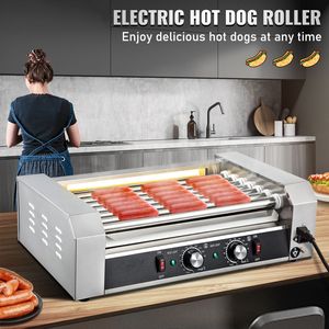 Macchina Scaldacibo per Hot Dog da 18 Posti, 1050W, in Acciaio Inossidabile, con Doppio Controllo della Temperatura e Luce LED, Attrezzatura da Cucina Commerciale - Product Image 2
