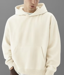 เสื้อฮู้ดดี้ผู้ชายพรีเมียมผ้าฟลีซหนา 380 GSM ผลิตแบบ OEM ขายส่ง ผลิตจากผ้าฝ้าย 65% โพลีเอสเตอร์ 35% รับทำโลโก้แบรนด์ตามสั่ง - Product Image 1