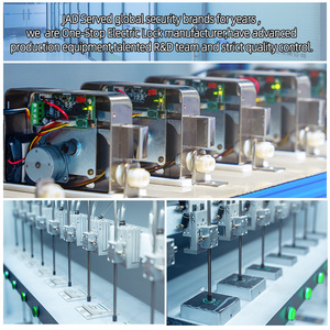 Sleutelloos elektrisch RIM-slot voor houten deuren, ijzeren poorten, RFID-deurslot, op batterijen werkend, intelligent aluminiumlegering - Product Image 4