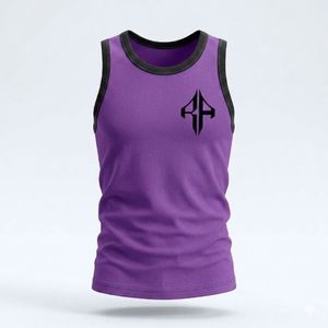 Débardeur pour homme de style haut de gamme, qualité supérieure, design personnalisé, imprimé, 100% coton, par RIVIAN ATLANTIC - Product Image 2