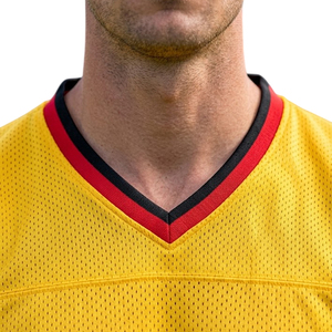 Maillot de football américain pour jeunes et adultes, design personnalisé, manches courtes, maillot américain, maillot de football américain à col en V - Product Image 3