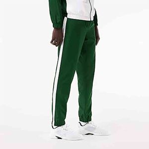 BULKBEAR Unisex Tracksuit Set Green <b>White</b> Full Sleeve Zipper Sporty Casual <b>Joggers</b> Breathable Cotton Winter Adult Regular Fit - Product Image 3