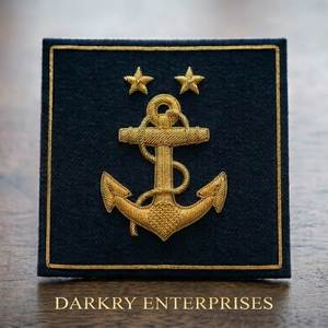 Écusson de club nautique brodé sur mesure en fil d'or, fait main, pour uniforme, blazer, badge de qualité supérieure, accessoires - Product Image 6