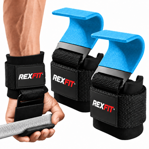 Ganchos de levantamiento de pesas para ejercicios de dominadas, entrenamiento de peso muerto en gimnasio, muñequeras ajustables, equipo de gimnasio, equipo de agarre OEM de fábrica - Product Image 4