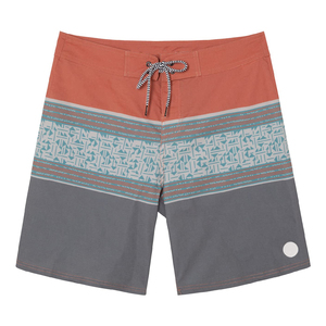 Heavy Duty Mens Surf Shorts Reinforced Stitching For Durability Quick Dry Fabric Boardshorts With Secure Zipper Pocket For <b>Keys</b> - Product Image 1