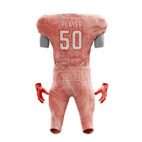 Uniforme de Fútbol Americano Personalizado para Adultos, Uniforme de Fútbol Nacional de Alta Calidad para Hombre, Tela de Poliéster Transpirable, Logotipo Personalizado