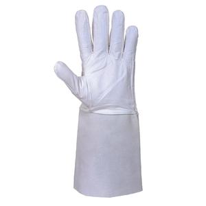 Premium Goat Grain and Cowhide Split Leather TIG Welding Gauntlet <b>Gloves</b> Cotton Liner Welder Spark Resistant Hand Protection - Product Image 1