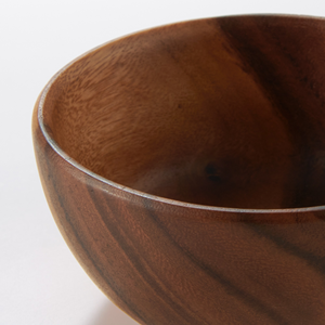 Elegante y Duradero Tazón de Madera con Aspecto Brillante y Pulido, 100% Madera Natural, para Servir Alimentos, Utensilios de Cocina y Restaurantes - Product Image 5