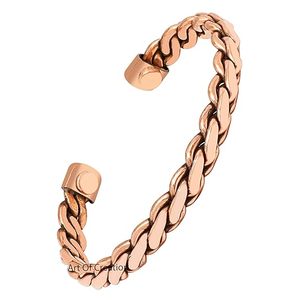 Pulsera Magnética de Cobre India con Beneficios Astrológicos para Ella, Pulsera Hecha a Mano de Cobre, Joyería de Verano - Product Image 4