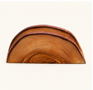 Premium Handcrafted Olive Wood Napkin Holder Natural Grain Boat Shaped <b>Tissue</b> Stand For Luxury Dining Table And Restaurant Decor - Product Image 2