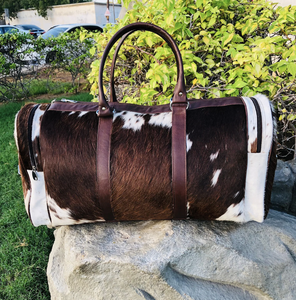 Bolsa de Viaje de Cuero Genuino Personalizada con Cierre de Cremallera, Diseño Ligero y Duradero, Gran Capacidad LHODB-0015 - Product Image 5