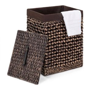 <b>Large</b> Size <b>Storage</b> <b>Baskets</b> with Lid and Fabric Liner Sustainable Fiber for Home Organization and Retail Store Factory Price - Product Image 1
