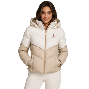 Women Puffer Jacket <b>Quilted</b> Thermal <b>Winter</b> Coat Soft Lightweight Insulated Design With Comfortable Fit For Travel Walking Women - Product Image 1