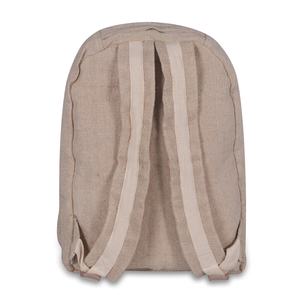 Custom Logo Jute <b>Backpack</b> Natural Fiber Stylish School Bag for Daily Use - Product Image 3
