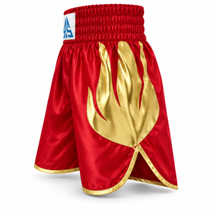Pantalones Cortos de Muay Thai con Logotipo Personalizado OEM / Pantalones Cortos de Muay Thai y Kick Boxing de Estilo Personalizado para Hombre - Product Image 5