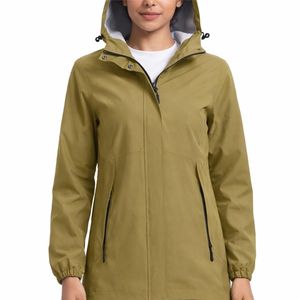 เสื้อแจ็คเก็ตกันลมแบบมีฮู้ดน้ำหนักเบาสำหรับผู้หญิง ระบายอากาศได้ดี กันลม กันน้ำ สวมใส่สบาย เหมาะสำหรับกิจกรรมกลางแจ้ง - Product Image 2