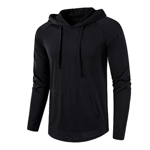 Sudadera con capucha de invierno para hombre, 100% algodón, bordada, de color sólido, personalizable, de forro polar, para unisex. - Product Image 6