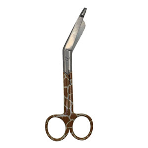 Ensemble de ciseaux médicaux pour le soin des pansements, à motifs imprimés marron, ciseaux pour pansements, ciseaux pour bandages, instruments médicaux pour artères - Product Image 2