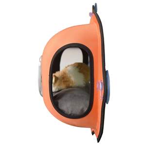 Purr-View Kitty Cat Lounger et lit avec ventouse transparente pour animaux de compagnie - Product Image 5