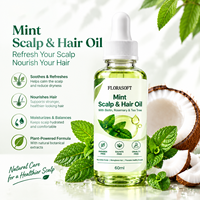 Minyak Esensial Rambut PE Peppermint Organik Grosir, Perawatan Kulit Kepala yang Menyejukkan, Menutrisi, dan Memperkuat Rambut