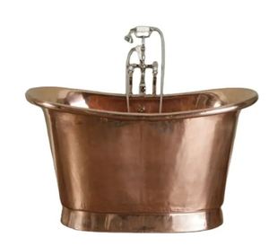 Accesorios Decorativos para Bañera, Reposapiés de Latón Vintage para Baño, Soporte de Metal para Bañera, Acabado Pulido - Product Image 2