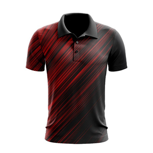 เสื้อโปโลผู้ชายแบบแห้งเร็วขายส่ง ออกแบบโลโก้ได้ตามต้องการ ผ้าฝ้ายพิมพ์ลายแบบซับลิเมชั่น ลายเรียบ ไซส์ใหญ่ พร้อมเทคนิคการพิมพ์ - Product Image 5