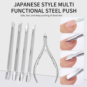 ชุดอุปกรณ์ทำเล็บ BAFA SURGICAL INSTRUMENTS ที่ดันหนังกำพร้าแบบสองด้าน ทำจากสแตนเลส พร้อมที่ตัดเล็บ สำหรับทำเล็บและตกแต่งเล็บ ความหยาบ 100/180  ทนทาน - Product Image 5