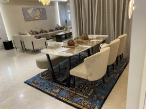 Tapis tufté à la main de qualité supérieure, rouge, en laine épaisse, durable, finition douce, pour salon et chambre à coucher - Product Image 6